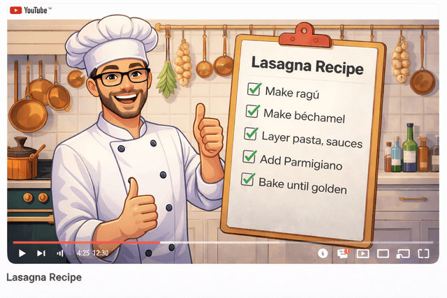 Extract recipes instantly